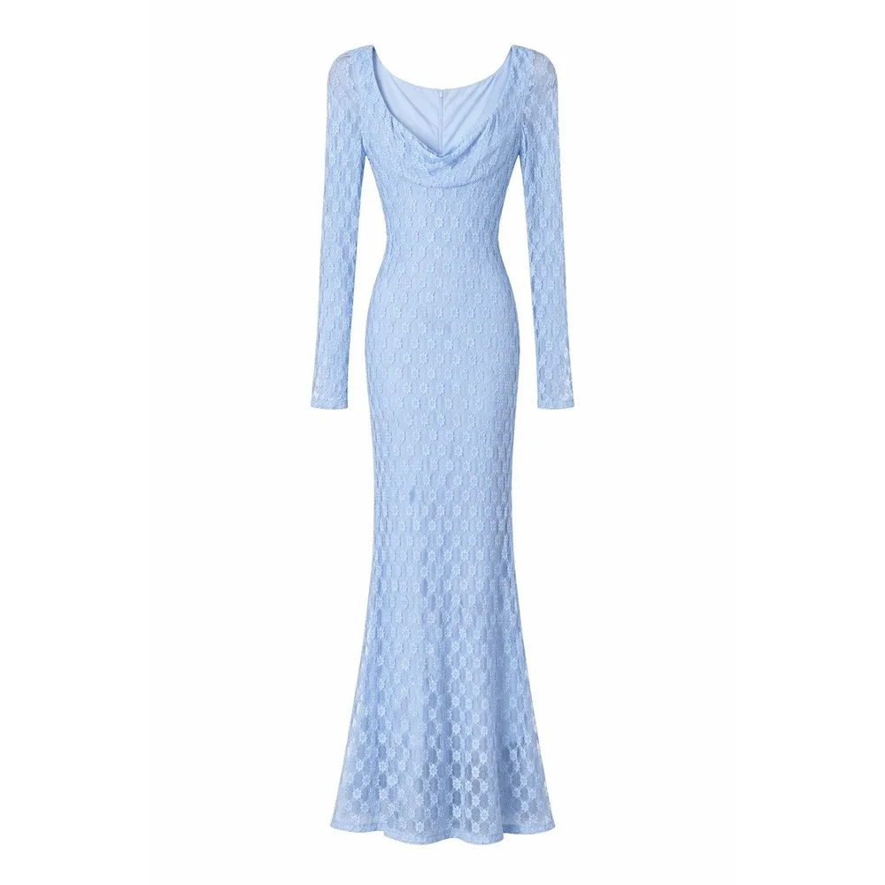 Bardot Adoni Lace Midi Dress Cornflower Blue‎ US 4 NWT Romantic Wedding Guest - Picture 7 of 8
